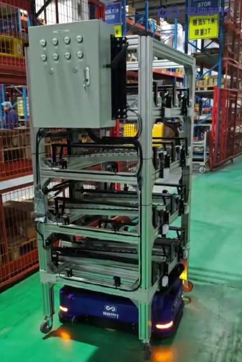 尋跡智行 汽車零部件廠內(nèi)無人搬運(yùn)應(yīng)用案例